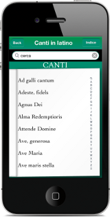 Canti versione iPhone