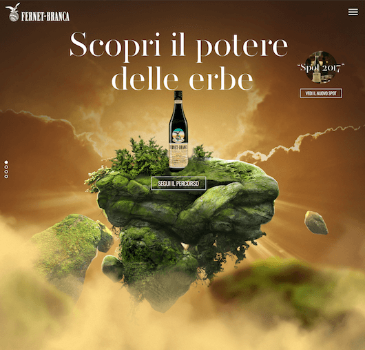 Fernet Branca: new website Fernet Branca: new website