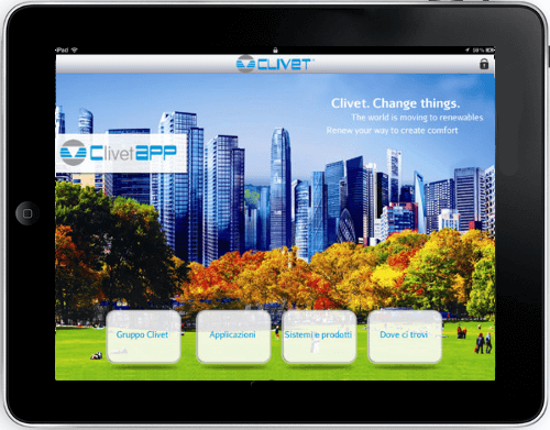 ClivetAPP per iPad