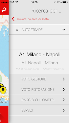 App Sosta Sicura per iPhone