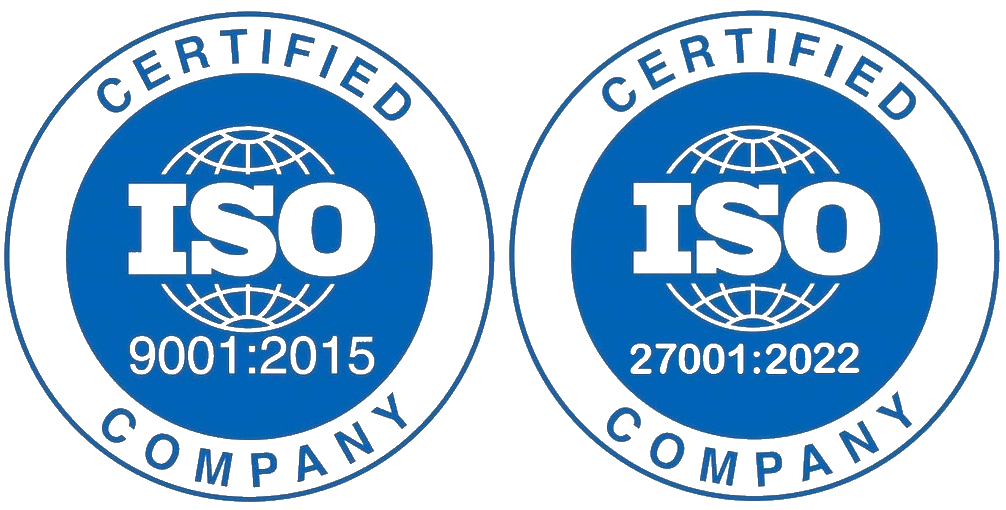 Omnys certified ISO 9001:2015 and ISO/IEC 27001:2022