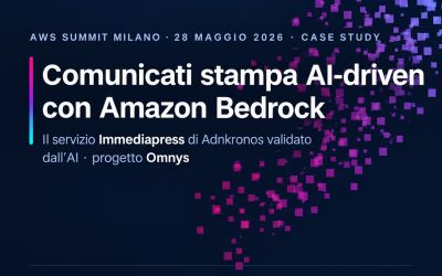 Immediapress di Adnkronos: la validazione dei comunicati stampa diventa AI-driven con Amazon Bedrock